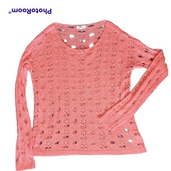 WELL LOVED Issue Orange Sweater - M/L - Picture 2 of 10